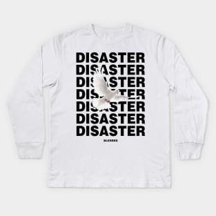 DISASTER BLESSED Kids Long Sleeve T-Shirt